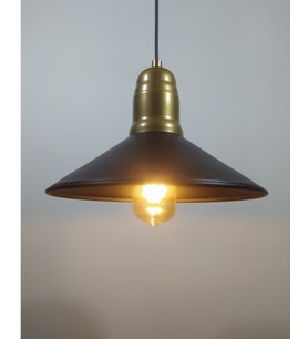 MYLİGHTS  RETRO  RUSTİK METAL SARKIT AVİZE İSYAH VE ESKİTME EN  28 CM (Siyah)