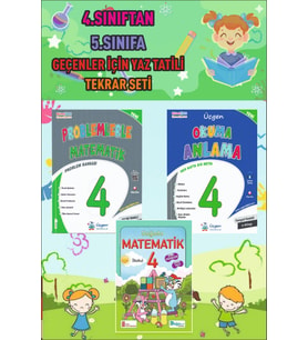 Üçgen 4.Sınıftan 5.Sınıfa Geçenler İçin Yaz Tekrar Seti (Karışık)