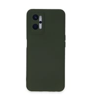 Northcity Realme 9i 4g Kılıf Nano İçi Kadife Silikon - Koyu Yeşil