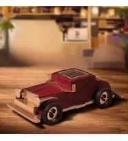 Retro Klasik Araba Şekilli Kablosuz Bluetooth Hoparlör – 1500mAh Şarjlı, BT/TF/USB Destekli, 5W Güç Çıkışı, 10m Menzil, Telefon Standlı Dekoratif Müzik Hoparlörü B2