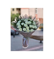 VİP TASARIM İTHAL 20 Lİ BEYAZ GÜL BUKETİ