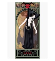 Dark Lili Nouveau - Efsane Tablo Ahşap Poster Dekoratif