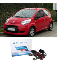 Citroen C1 Led Xenon Uzun + Kısa Far Ampulü H4 Ultimate Yeni Seri Beyaz