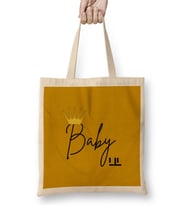 King Lil Baby HIP HOP LOGO MERCH Bez Çanta Uzun Saplı