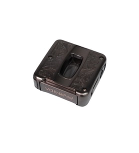 Parmida Gunmetal İşlemeli V-Cut Puro Makası Kesici - TR9080