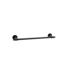 Duvara Montajlı Uzun Havluluk Siyah 45 cm