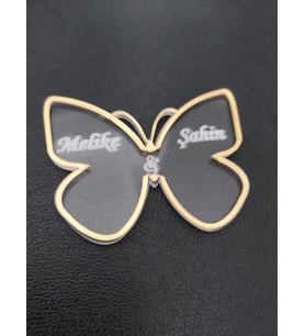 Sonsuzluk Magneti -  Magnet Nikah Şekeri - Nişan Şekeri - Söz Şekeri - Düğün Magnet - Nişan Magnet - Söz Magnet - Yenidoğan Magnet - Doğum Magnet - Yaş Magnet 7cm