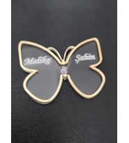 Sonsuzluk Magneti -  Magnet Nikah Şekeri - Nişan Şekeri - Söz Şekeri - Düğün Magnet - Nişan Magnet - Söz Magnet - Yenidoğan Magnet - Doğum Magnet - Yaş Magnet 7cm