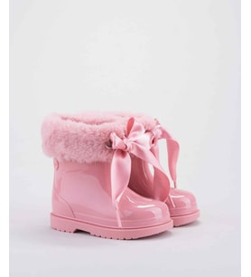 Igor CC333 Bimbi Soft Borrequito Kürklü Yağmur Çizmesi Pembe