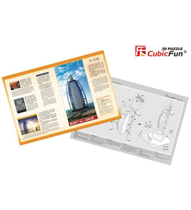 Cubic Fun 3D 44 Parça Puzzle Burç El Arap - Dubai
