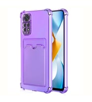 Microsonic Xiaomi Redmi Note 11S Card Slot Shock Kılıf Lila