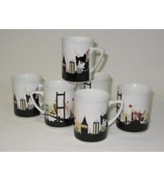 Cats By Luyano Kupa Cat İstanbul 5403MUGISTCAT6