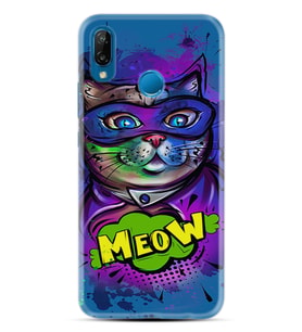 Huawei P20 Lite Mate 10 20 Lite Pro P40 Lite KılıfDesemli Silikon Super Meow 1715