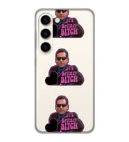 Samsung Galaxy S23 Uyumlu Michael Scott The Office Tasarımlı Şeffaf Telefon Kılıfı