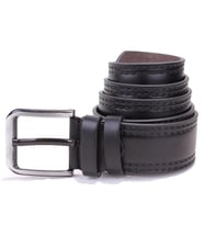Dagoster DMK26-455 Siyah 4.5 cm Suni Deri Erkek Kemer