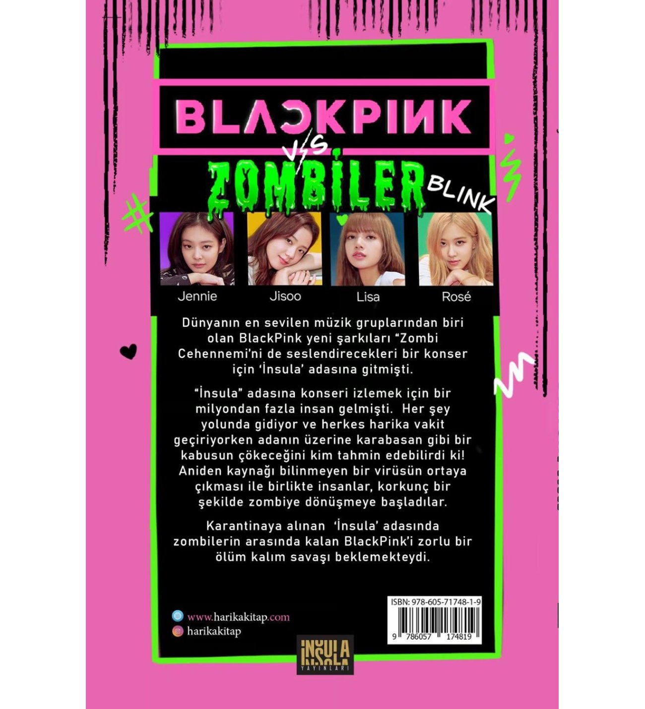 Muhteşem Blackpink Seti 2 Kitap + 2 Poster