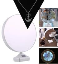 Sihirli Led Ayna Kişiye Özel & Çapa Kolye Kutulu Set Sevgiliye Hediye