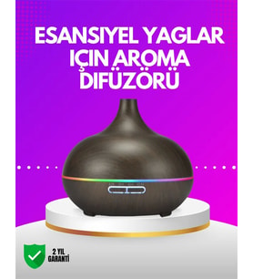 Zamanlayıcılı ve Otomatik Kapanmalı Aromaterapi Nemlendirici Difüzör