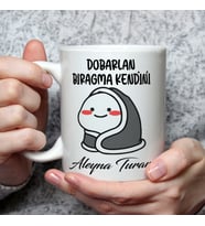Kişiye Özel Dobarlan Bıragma Gendini Kupa Bardak (Beyaz)
