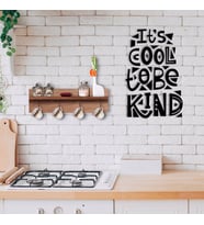 BK Home Doğal Ahşap Raflı Dekoratif Fincan Askılığı ve Duvar Süsü-10 (Beyaz)