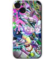 İphone 15 Kılıf HD Desen Baskılı Kılıf - Graffiti Çizgi Film