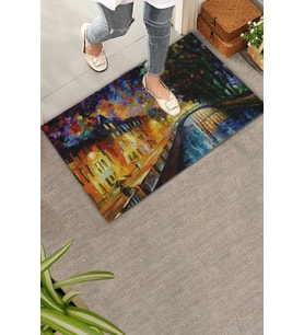 Valerine Life Renklerin Senfonisi Tablosu Welcome Hoş Geldiniz Kapı Önü Paspası 45x70cm