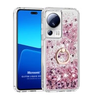 Microsonic Xiaomi Mi 13 Lite Kılıf Glitter Liquid Holder Pembe (Pembe)