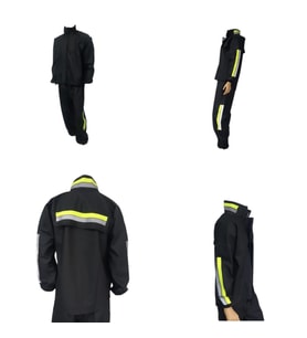 Motosiklet Yağmurluk Alt-Üst Siyah 3Xl Beden