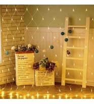 ÖRÜMCEK AĞI IŞIĞI LED 2X2 m2 AĞ LED IŞIK GÜN IŞIĞI AĞ LED IŞIK EKLEMELİ WARM LİGHT LED 220 V MODLU