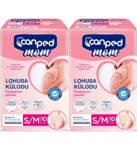 Canped Mom Lohusa Külodu - Külot Bez S - Small - Küçük / M - Medium - Orta 20 Adet (2PK*10)