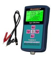 Sunkko T686H Hassas Pil İç Direnç ve Voltaj Test Cihazı 0-100V 0-100 Ohm Şarj Edilebilir Pil Ölçüm Test Cihazı