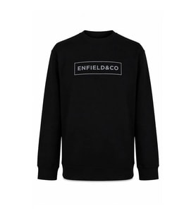 Trender Enjeksiyon Siyah - Beyaz Erkek Sweatshirt 2011