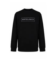 Trender Enjeksiyon Siyah - Beyaz Erkek Sweatshirt 2011