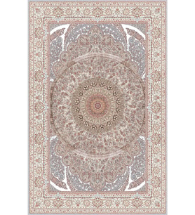 Eliana Home Baskılı, Yıkanabilir Kaymaz Taban Salon Halısı LNA0299-SD422 100x150 cm (Bej)