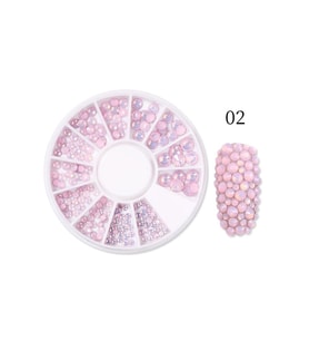 PEMBE SWAROVSKİ SÜSLEME TAŞ SETİ