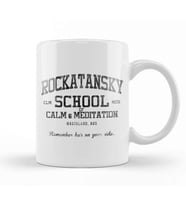 Mad Max Rocktansky School Of Calm Kupa Bardak Porselen