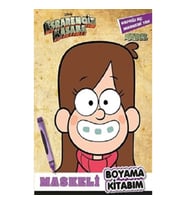 DİSNEY- ESRARENGİZ KASABA MASKELİ BOYAMA KİTABI - MABEL