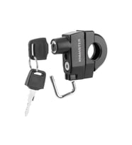 Evrensel Motosiklet Kask Kilidi 22-26 mm Siyah