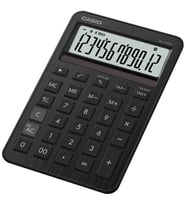 Casio MS-200DQ-BK 12 Hane Beyaz Masa Üstü Hesap Makinesi
