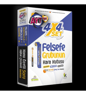 YKS TYT AYT FELSEFE GRUBUNUN Kara Kutusu Konu Özetli D.Çözümlü Çıkmış Soru Banka