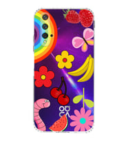 PrintiFy Huawei Nova 5T ile Uyumlu Water Color 5  Kamera Korumalı Şeffaf  Kılıf