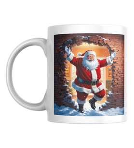 Yeni Yıla Özel Noel Baba Kupa Bardak Tasarımı 04