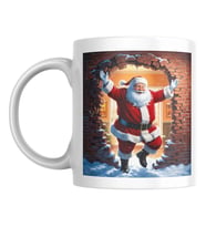 Yeni Yıla Özel Noel Baba Kupa Bardak Tasarımı 04