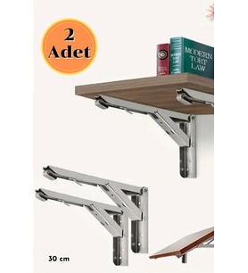 Kademeli Katlanabilir Masa Konsolu Duvara Monte Metal Raf Ayağı, Masası ve Sehpa
