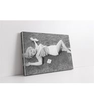 Marliyn Monroe Çimlerde Uzanırken Ki