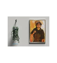 Postera Ciwan Haco - Civan Haco Posteri - CIWAN HACO ÇERÇEVELİ POSTERİ (32X47 cm ÇERÇEVELİ) (Siyah-Gri)