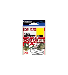 Owner Mosquito Light Black Chrome Olta İğnesi NO:8