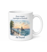 İstanbul Bakırköy Özgürlük Meydanı Yeşilköy Sahili Florya Rüzgarı Kupa Bardak Hediye