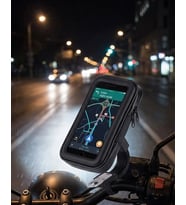Bisiklet Scooter Motosiklet İçin Su Geçirmez Telefon Standı 360 Derece Döner