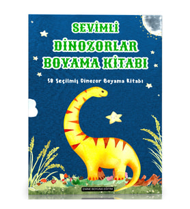 Sevimli Dinozorlar Boyama Kitabı (50 Süper Dinazor)